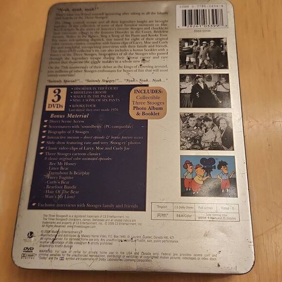 The Three Stooges 75th anniversary collection edition dvds - Picture 2 of 3